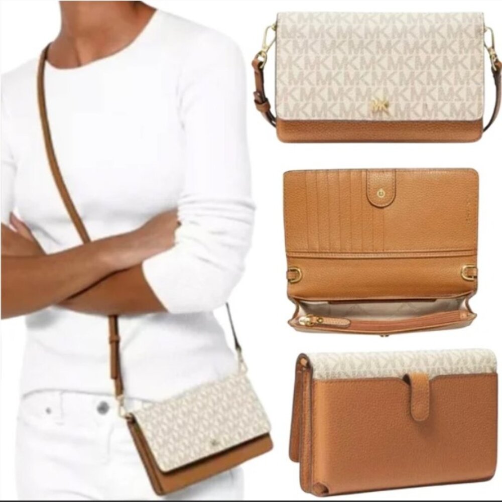 MICHAEL Michael Kors Small Leather Phone Crossbody